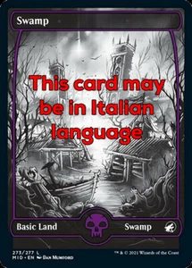 MTG SWAMP 273 EXC - PALUDE - MID - MAGIC - Picture 1 of 1