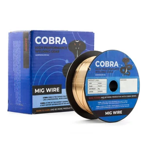 COBRA Silicon Bronze MIG Wire 0.8mm x 1 kg Mini Spool - ERCuSi-A Smooth - Picture 1 of 7