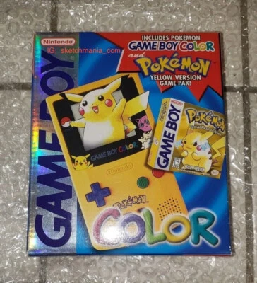 Nintendo Gameboy Console Color Pokémon Pikachu Edition Sealed 💛 With OG Receipt - Image 1 of 4