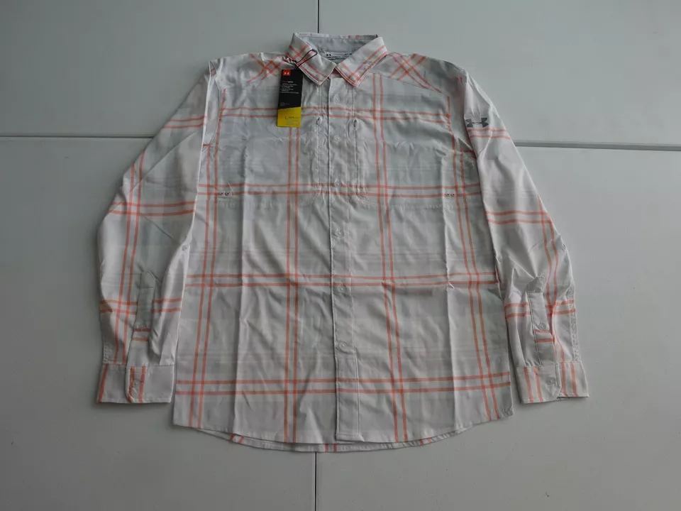 Under Armour Men's Tide Chaser 2.0 Plaid Long Sleeve Fishing Button Up NWT 2020 - Image 1 of 1