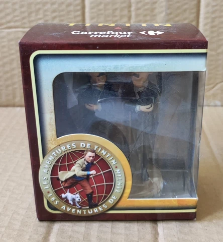 TINTIN- DUPOND ET DUPONT STATUE FIGURE CARREFOUR MARKET WITH ORIGINAL BOX, 2011 Cover