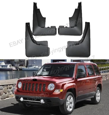 For 2011-2019 Jeep Patriot Splash Mud Flaps Guard Fender Protector Mudguards - Image 1 of 2