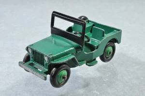 BI938 Dinky Toys GB #25y Universal Jeep - vert B/- - Picture 1 of 3