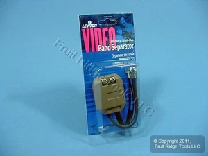 Leviton Band Separator 300 to 75/300 Ohm TV UHF VHF C5155 - Picture 1 of 4