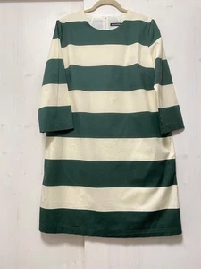 Women's Marimekko kapiteeli galleria Dress Tunic Size 44/2XL Lined Striped - Picture 1 of 14
