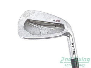 Ping S55 Single Iron 8 Iron Steel Stiff Right Black Dot 36.5in - Picture 1 of 10