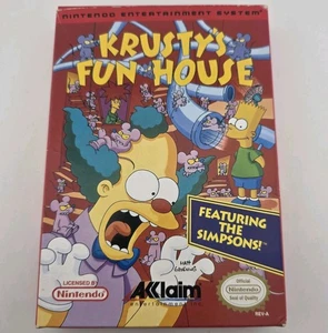 Krusty's Fun House - Nur Verpackung - Nintendo Nes (ohne Spiel ohne Anleitung) - Bild 1 von 16