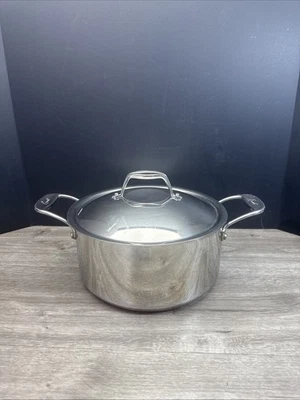 Emeril Stainless Steel Copper Core 6 Qt Stock Pot W/ Lid, 2 Handles - Image 1 of 4