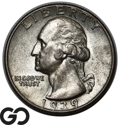 1939-D Washington Quarter - Image 1 of 3