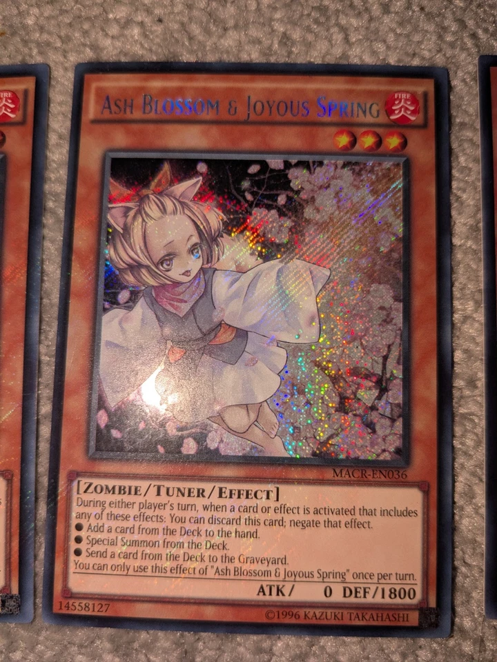 Ash Blossom & Joyous Spring Yu-Gi-Oh! MACR-EN036 secret rare unlimited - Image 1 of 1