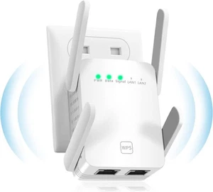 HENLSON AC1200 WLAN Verstärker Ultraxtended 1200 Mbit/s WiFi Repeater 2.4Ghz - Photo 1/1