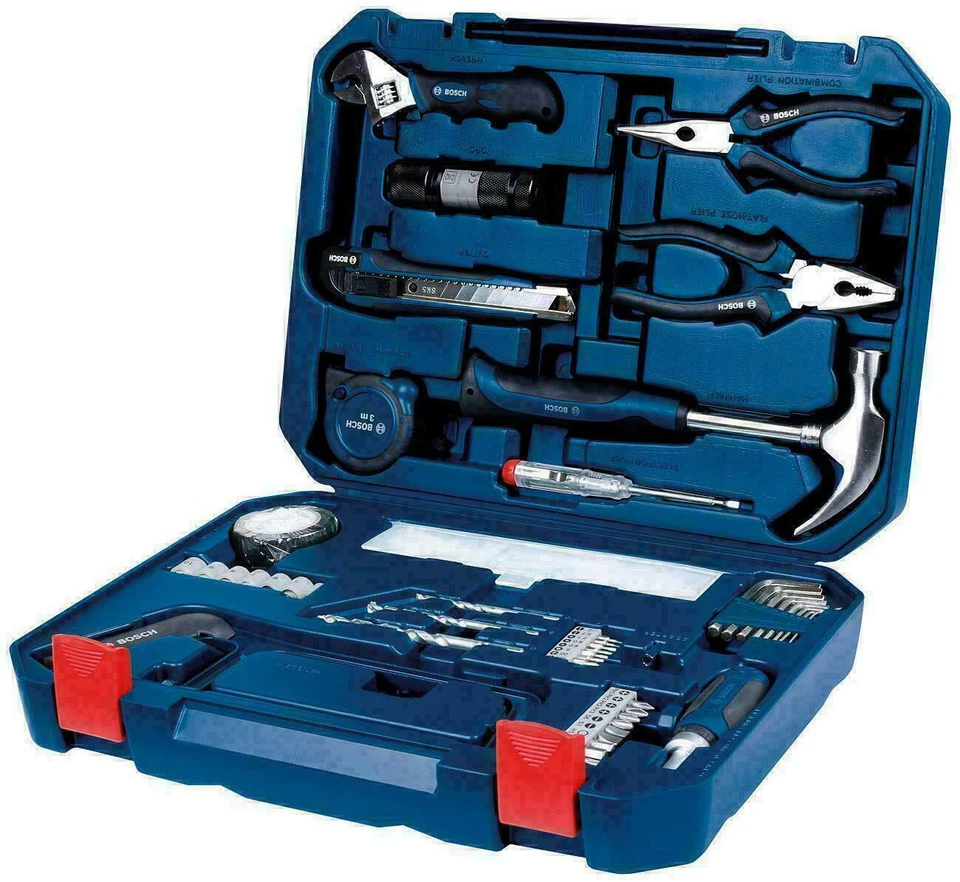 Bosch 108-teiliges All-in-One-Metall-Handwerkzeug-Set - dwK - Bild 1 von 1