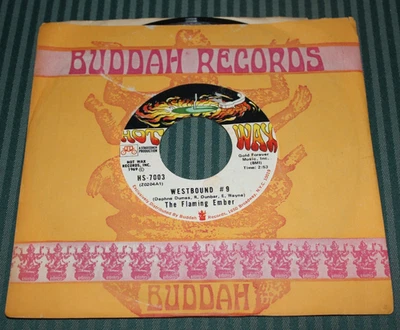 THE FLAMING EMBER - Westbound #9  (Original 1969 7" 45)  VG+ Vinyl - Image 1 of 2