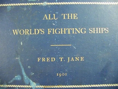 1901 JANES ALL THE WORLD'S FIGHTING SHIPS  4th YEAR OF ISSUE 1st EDITION - Image 1 of 4