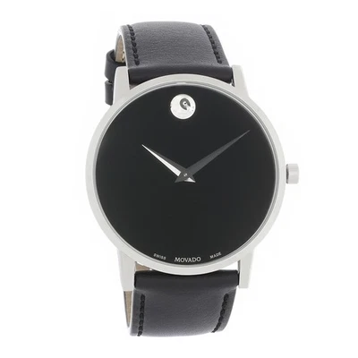 Reloj suizo de cuarzo Movado Museum clásico de acero inoxidable para hombre 0607269 Foto 1 de 3