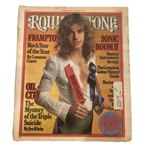 VTG 1976 Rolling Stone Magazine #232 Peter Frampton Rockstar Of The Year Feb 10 - Picture 1 of 8