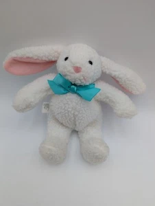 Hallmark White Rabbit Bunny Plush Sherpa 10 Inch Ambassador 1994 Stuffed Animal - Picture 1 of 9