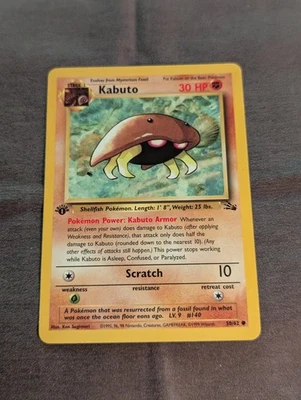 1999 Pokemon Fossil 1st Edition Kabuto #50/62 - Image 1 of 4