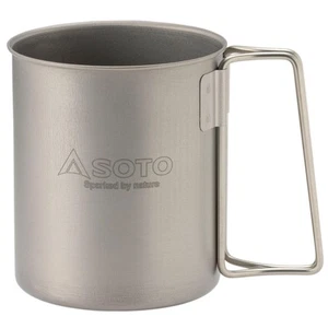 SOTO SOD-532 Titan Becher 450ml Ultraleicht 53g Made in Japan Outdoor Neu - Bild 1 von 7