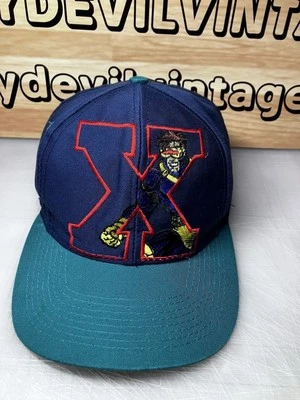 1993 Vintage Mutant Gear X Men Cyclops Marvel Snapback Hat Cap - Image 1 of 4