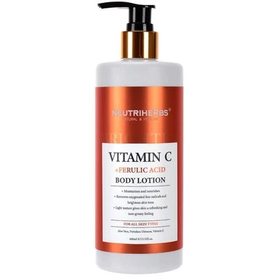 Body Lotion with Vitamin C, Fast-Absorbing, by Neutriherbs, BIG SIZE, 400ml - Image 1 of 2
