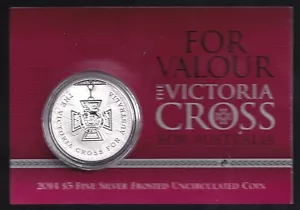 Australia 2014 Five Dollars $5 (Victoria Cross for Australia) - Carded - Picture 1 of 3