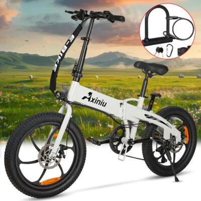 Axiniu E-Bike 20" Bicicleta Eléctrica Plegable 850W Bicicleta de Ciudad - Bicicleta Eléctrica de Ordenador 2024 Foto 1 de 4