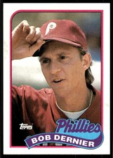 1989 Topps Bob Dernier Philadelphia Phillies #418