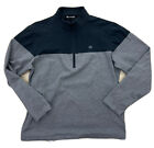 Travis Mathew Golf Long Sleeve 1/4 Zip Down Fleece Sweater Pullover Men Large