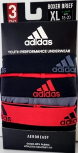 NWT Adidas Youth/Boy XL/18-20 AEROREADY Boxer Brief 3 Pack - Picture 1 of 2