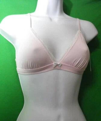 NEW BLUE BY BETSEY JOHNSON J5234 1686J LINGERIE STRAPS SLINKY BRIDAL BRALETTE S - Image 1 of 2