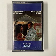 Conway Twitty & Loretta Lynn- Honky Toni Heroes- 1978 Cassette Tape RARE!!