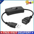 28cm Switch On Off w/Male to Female Power Cable DC Connector Wire for USB Light