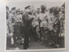 Vintage Black & White Photograph-General Dwight D. Eisenhower-D- Day- 8" x 10"