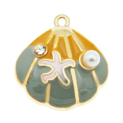 Подвески ювелирные из сплава жемчуг золото подвески аксессуары упаковка 9 шт. - Изображение 1 из 4