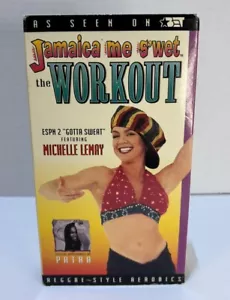 Jamaica Me S'wet the Workout Michelle Lemay (VHS) - Imagen 1 de 12