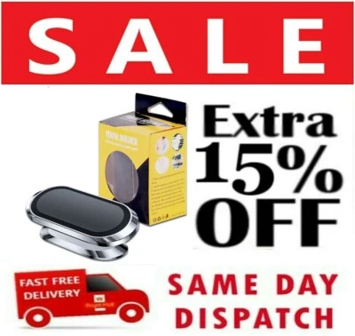 Universal Magnetic Car Mobile Phone Holder Dashboard Mount 360° Rotating - Image 1 of 4