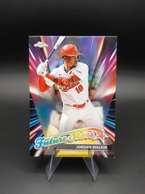 2024 Topps Chrome Jordan Walker Future Stars #FS-6 Cardinals - Image 1 of 2