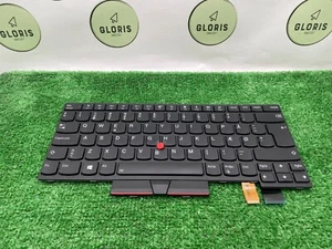 Clavier QWERTY rétroéclairé DK pour ordinateur portable Lenovo ThinkPad T480 d'occasion authentique 01HX428 - Photo 1/7