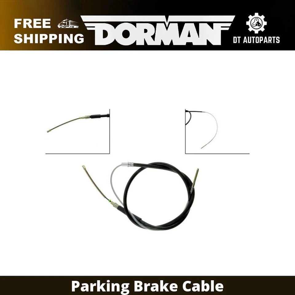 Cable de freno de estacionamiento para Volkswagen Cabriolet Dorman 1985-1993 1986 1987 1988 Foto 1 de 4