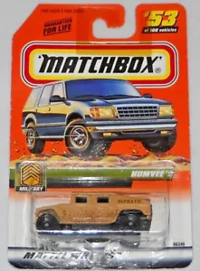 MATCHBOX TREASURE HUNT MB 2000 LOGO HUMVEE #53 - Picture 1 of 2