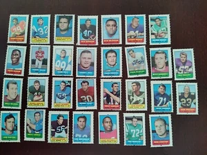 1969 Topps Football 4 in 1 individual stickers. Many To choose From. - Picture 1 of 3
