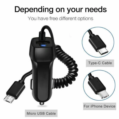 USB Port Fast Car Charger Adapter For iPhone 15 Pro Max/ 16 17 Plus Pro Max New - Image 1 of 4