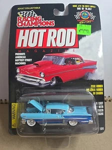 Chevy Impala Racing Champions 1997 Hot Rod #24 - '58 - azul - edición limitada - Imagen 1 de 7