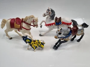 Papo Horses Bundle 1999 2001 Knights Miniature Animal Figures - Picture 1 of 3