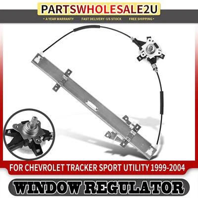 Regulador de ventana manual delantero izquierdo para Chevrolet Tracker 1999-2004 deportivo utilitario Foto 1 de 4