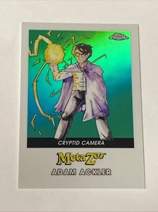 Cámara criptográfica verde MetaZoo Topps cromada ADAM ACKLER #74F 12/99 - Imagen 1 de 4