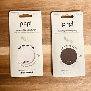 2x Popl Natychmiast Podziel się Wszystkim! - Popl Direct - 1 biały+1 czarny - Zdjęcie 1 z 3