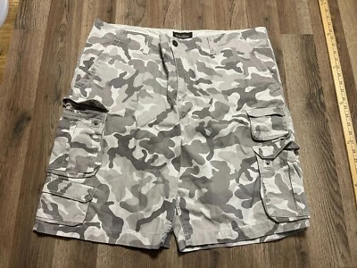 Pantalones Cortos No Boundaries, Para Hombre Talla 46, Blanco Gris, Camuflaje, Pantalones Cortos Carga Foto 1 de 4