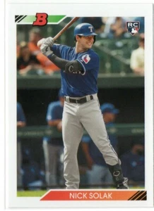 Nick Solak 2020 Bowman Heritage Rookie Card #96 - Picture 1 of 1